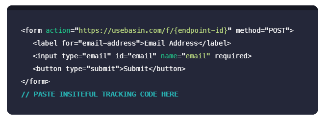 Insiteful + Basin: Partial entry & form abandonment tracking, saved progress, auto follow-up & more
