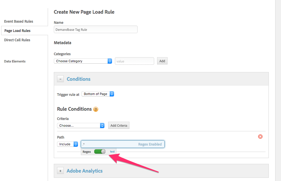 Copy & paste the Insiteful install code into Adobe Dynamic Tag Manager to track you forms