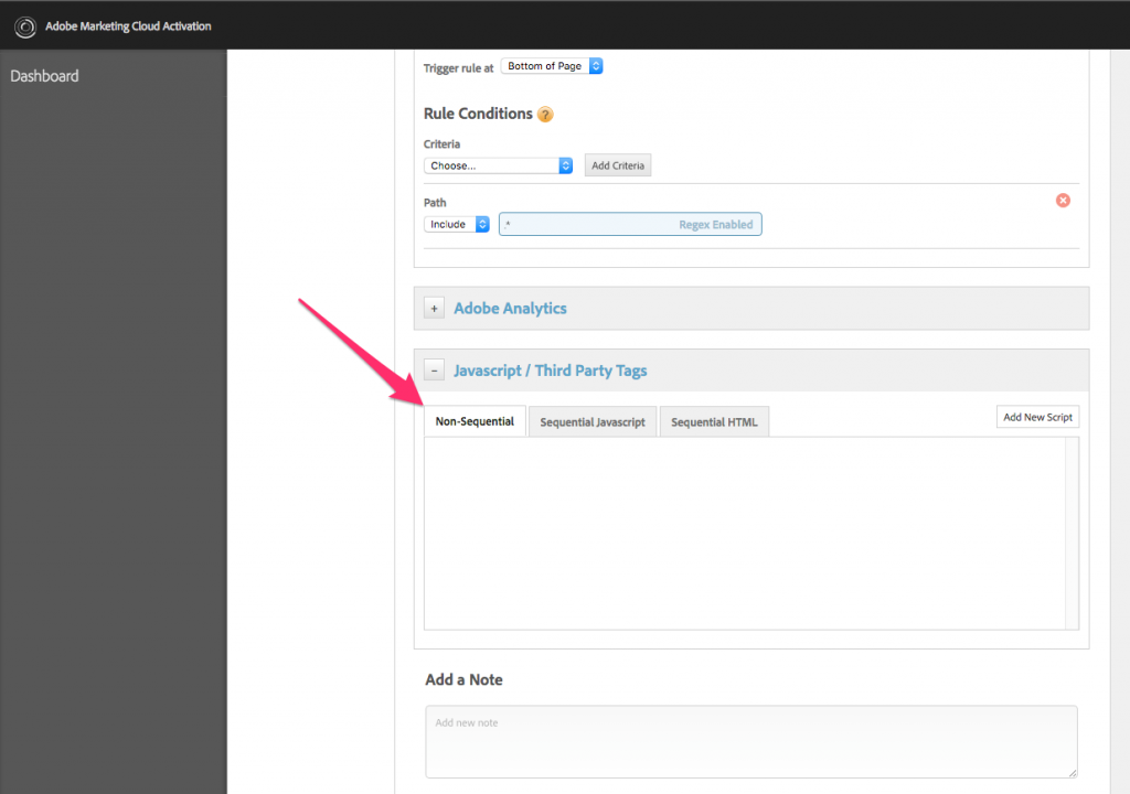 Copy & paste the Insiteful install code into Adobe Dynamic Tag Manager to track you forms